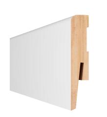 МР 0801 Высокий белый плинтус Paint it под покраску  2420*80*15 мм, Arbiton