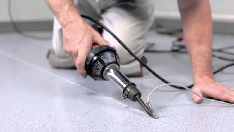 Укладка коммерческого линолеума от ООО "А Стиль" Новосибирск