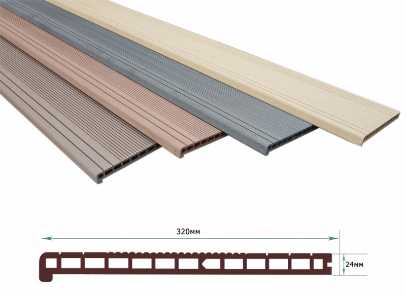 Ступень TerraPol из ДПК от ООО "А Стиль" Новосибирск