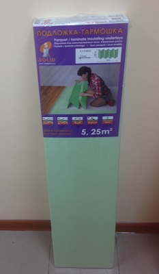 Подложка Гармошка Зеленая 3мм Солид от ООО "А Стиль" Новосибирск