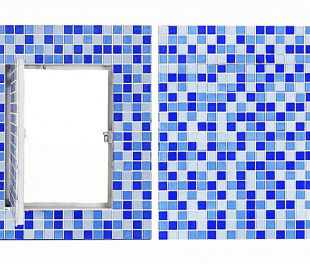Люк-невидимка под кафель ДеЛюкС Стандарт (нажимной механизм)