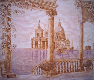 Барельеф - Художественная роспись стен