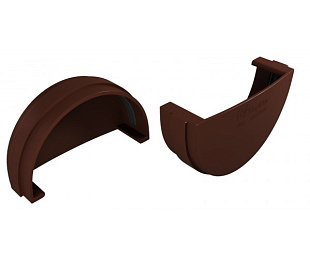 Заглушка желоба VINILON цвет Кофе (Коричневый)