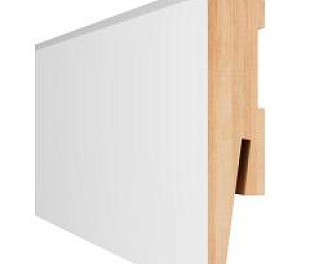 МР 1001 Высокий белый плинтус Paint it под покраску  2420*100*15 мм, Arbiton