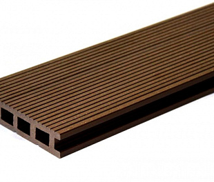 Толстая Террасная доска Шоколад KERRAS Premium 30 мм (Декинг ДПК)