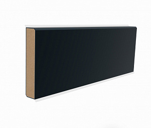 24367 Плинтус CUBU Черный 80 мм